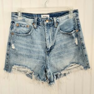 Pistola | High Waisted Cut Off Denim Shorts Size 27